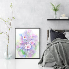 Load image into Gallery viewer, Flower (40*50CM) 11CT 3 Stamped Cross Stitch
