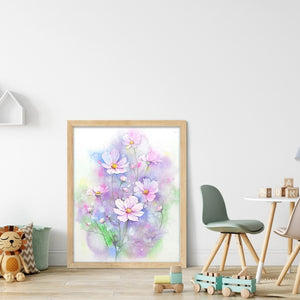 Flower (40*50CM) 11CT 3 Stamped Cross Stitch