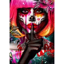 Load image into Gallery viewer, Girl (50*70CM) 11CT 3 Stamped Cross Stitch
