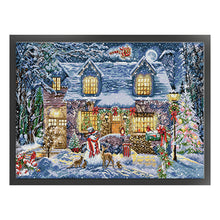 Load image into Gallery viewer, Joy Sunday Christmas Eve (62*42CM) 14CT 2 Stamped Cross Stitch
