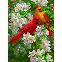 Load image into Gallery viewer, Cardinal (40x50CM) 11CT 3 Stamped Cross Stitch
