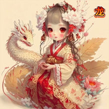 Load image into Gallery viewer, Dragon (50*50CM) 11CT 3 Stamped Cross Stitch

