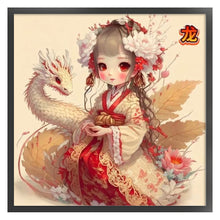 Load image into Gallery viewer, Dragon (50*50CM) 11CT 3 Stamped Cross Stitch
