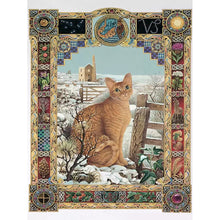Load image into Gallery viewer, Cat (40*50CM) 11CT 3 Stamped Cross Stitch
