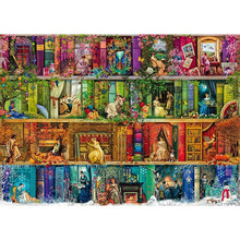 Load image into Gallery viewer, Bookshelf (90*65CM) 11CT 3 Stamped Cross Stitch
