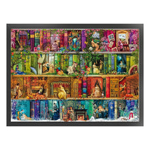 Load image into Gallery viewer, Bookshelf (90*65CM) 11CT 3 Stamped Cross Stitch
