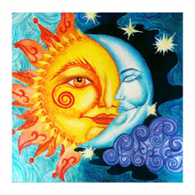 Load image into Gallery viewer, Sun Moon (40*40CM) 11CT 3 Stamped Cross Stitch
