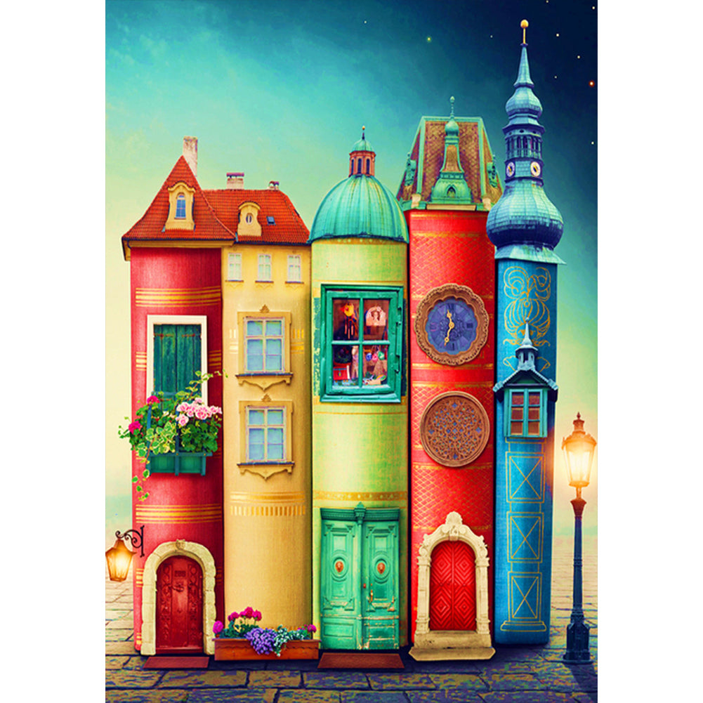 Castle (40*56CM) 11CT 3 Stamped Cross Stitch