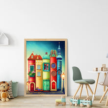 Load image into Gallery viewer, Castle (40*56CM) 11CT 3 Stamped Cross Stitch
