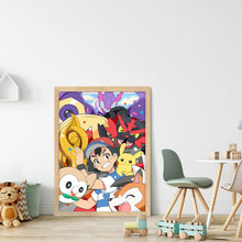 Load image into Gallery viewer, Pokemon (40*55CM) 11CT 3 Stamped Cross Stitch
