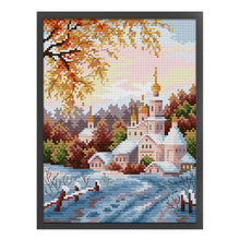 Load image into Gallery viewer, Joy Sunday Temple (20*27CM) 14CT 2 Stamped Cross Stitch
