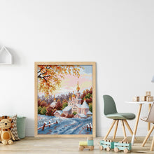 Load image into Gallery viewer, Joy Sunday Temple (20*27CM) 14CT 2 Stamped Cross Stitch
