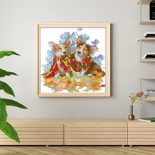 Load image into Gallery viewer, Joy Sunday Dogs (27*29CM) 14CT 2 Stamped Cross Stitch
