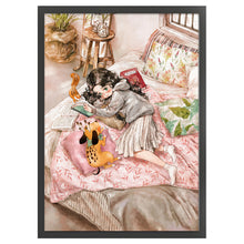 Load image into Gallery viewer, Girl (50*70CM) 11CT 3 Stamped Cross Stitch
