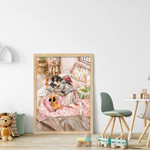 Load image into Gallery viewer, Girl (50*70CM) 11CT 3 Stamped Cross Stitch
