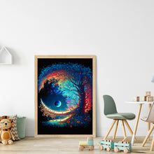 Load image into Gallery viewer, Moon Tree (50*70CM) 11CT 3 Stamped Cross Stitch
