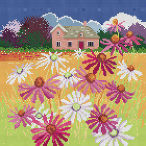 Joy Sunday Autumn Artwork (33*33CM) 14CT 2 Stamped Cross Stitch