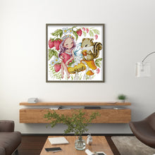 Load image into Gallery viewer, Joy Sunday Strawberry Fairy (28*27CM) 14CT 2 Stamped Cross Stitch
