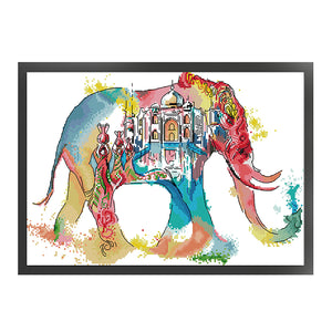 Joy Sunday Elephant (43*30CM) 14CT 2 Stamped Cross Stitch