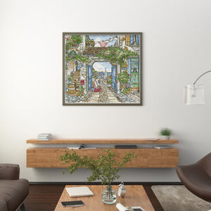 Joy Sunday Port (48*44CM) 14CT 2 Stamped Cross Stitch
