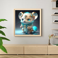 Load image into Gallery viewer, Mouse Artwork (45*45CM) 9CT 4 Stamped Cross Stitch
