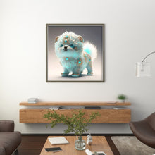 Load image into Gallery viewer, Dog Artwork (45*45CM) 9CT 4 Stamped Cross Stitch
