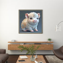 Load image into Gallery viewer, Pig Artwork (45*45CM) 9CT 4 Stamped Cross Stitch
