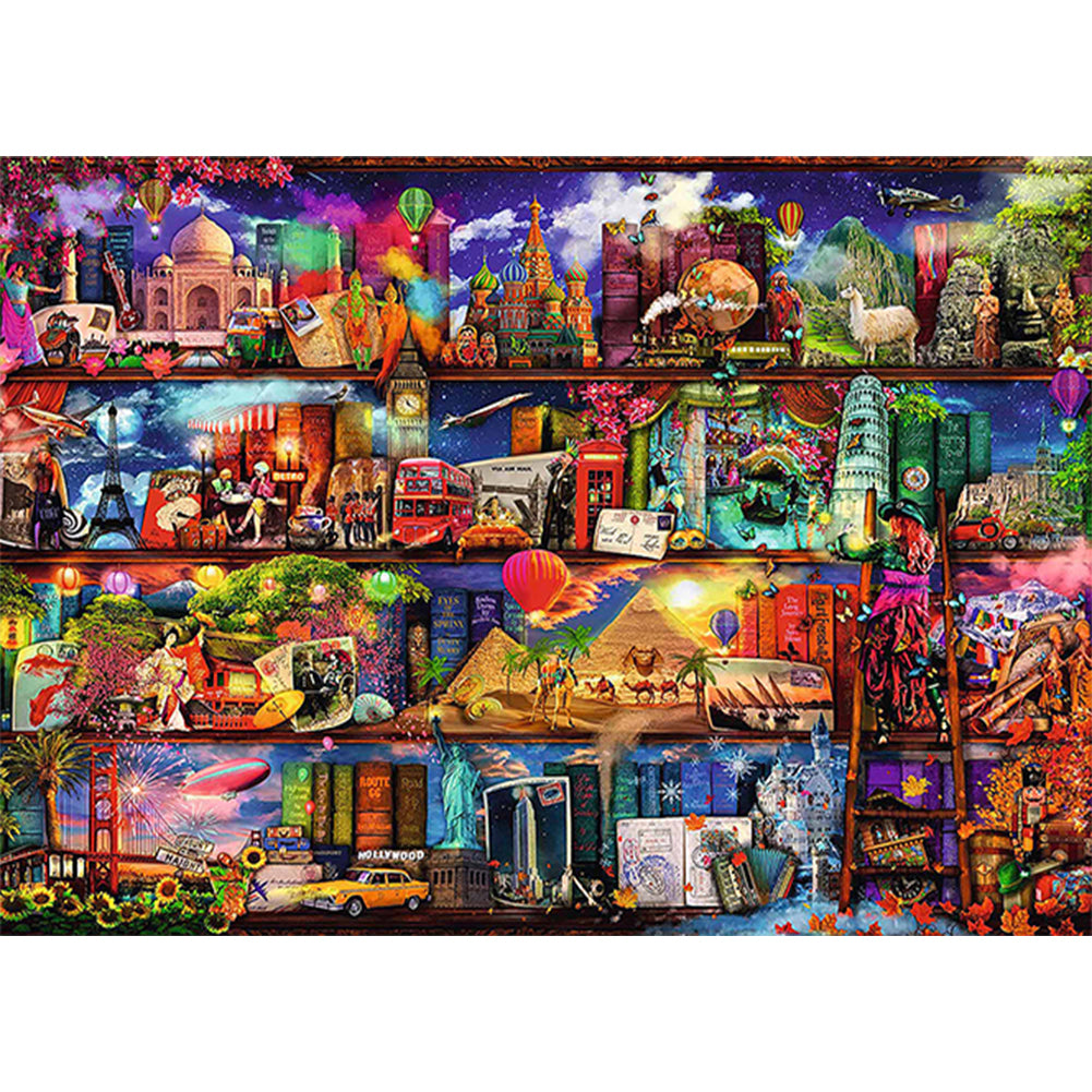 Landscape (90*67CM) 11CT 3 Stamped Cross Stitch