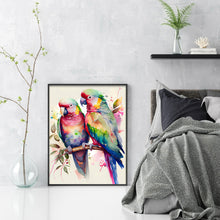 Load image into Gallery viewer, Parrot Artwork (40*55CM) 11CT 3 Stamped Cross Stitch
