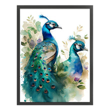 Load image into Gallery viewer, Peacock Artwork (40*55CM) 11CT 3 Stamped Cross Stitch
