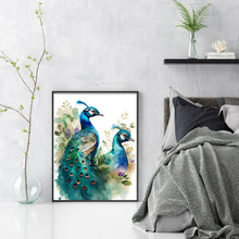 Load image into Gallery viewer, Peacock Artwork (40*55CM) 11CT 3 Stamped Cross Stitch
