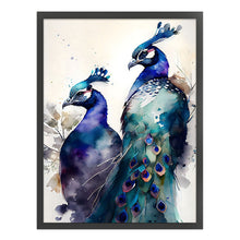 Load image into Gallery viewer, Peacock Artwork (40*55CM) 11CT 3 Stamped Cross Stitch
