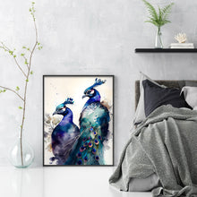 Load image into Gallery viewer, Peacock Artwork (40*55CM) 11CT 3 Stamped Cross Stitch
