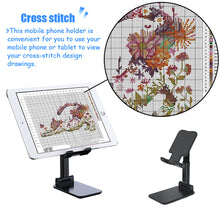 Load image into Gallery viewer, Adjustable Desk Phone Holder Folding Compatible with All Phones (Black)
