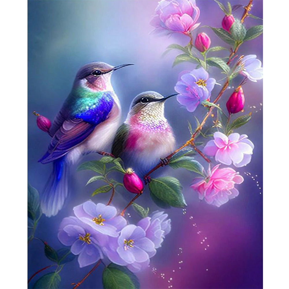 Bird Artwork (40*50CM) 11CT 3 Stamped Cross Stitch