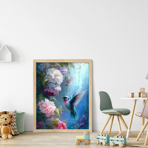 Bird Artwork (40*50CM) 11CT 3 Stamped Cross Stitch