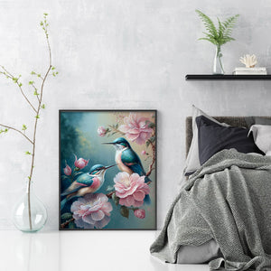 Bird Artwork (40*50CM) 11CT 3 Stamped Cross Stitch
