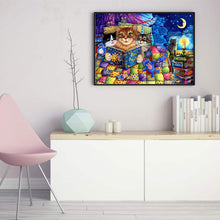 Load image into Gallery viewer, Cat Artwork (60*45CM) 11CT 3 Stamped Cross Stitch
