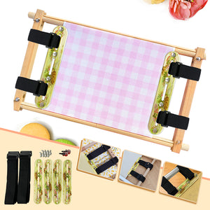 Acrylic Cross Stitch Side Tension Clips with Velcro Stretch screw screwdriver(3)