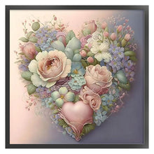 Load image into Gallery viewer, Flower Artwork (50*50CM) 11CT 3 Stamped Cross Stitch
