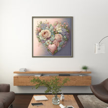 Load image into Gallery viewer, Flower Artwork (50*50CM) 11CT 3 Stamped Cross Stitch
