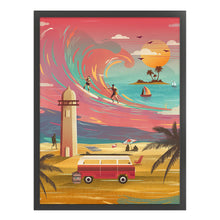 Load image into Gallery viewer, Sea Wave Artwork (40*55CM) 11CT 3 Stamped Cross Stitch
