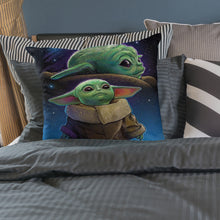 Load image into Gallery viewer, 11CT Printed Yoda Cross Stitch Pillowcase Embroidery Pillow Cover Decoration(2)
