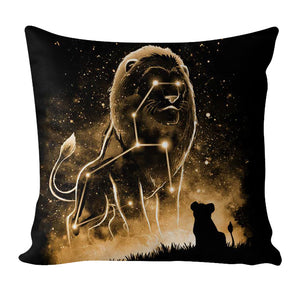11CT Printed Lion King Cross Stitch Pillowcase Embroidery Pillow Cover Decor(3)