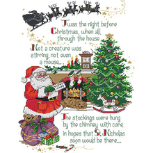 Load image into Gallery viewer, Joy Sunday Christmas (32*45CM) 14CT 2 Stamped Cross Stitch
