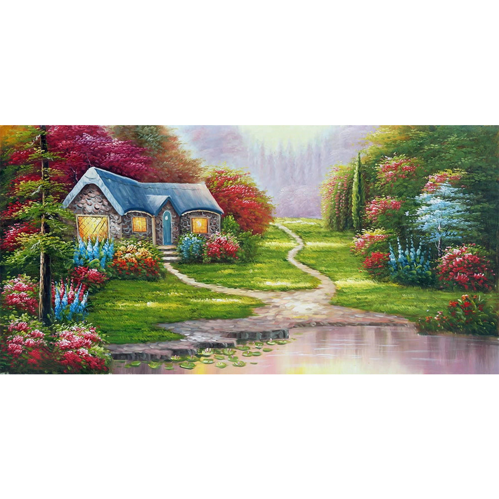 Landscape (75*40CM) 11CT 3 Stamped Cross Stitch