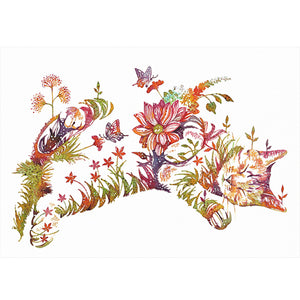 Cat Artwork (50*35CM) 11CT 3 Stamped Cross Stitch