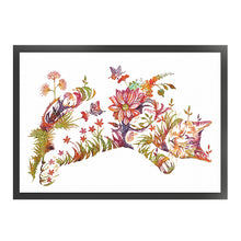 Load image into Gallery viewer, Cat Artwork (50*35CM) 11CT 3 Stamped Cross Stitch
