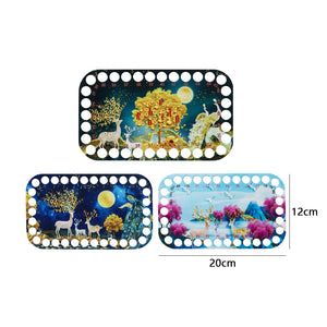3pcs Cross Stitch Row Line Board 34-Hole Plastic Yarn Organizer (3)