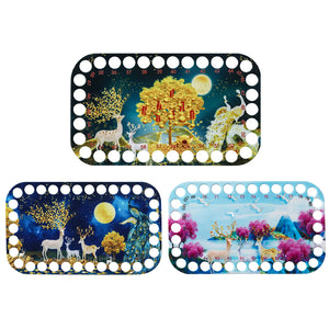 3pcs Cross Stitch Row Line Board 34-Hole Plastic Yarn Organizer (3)